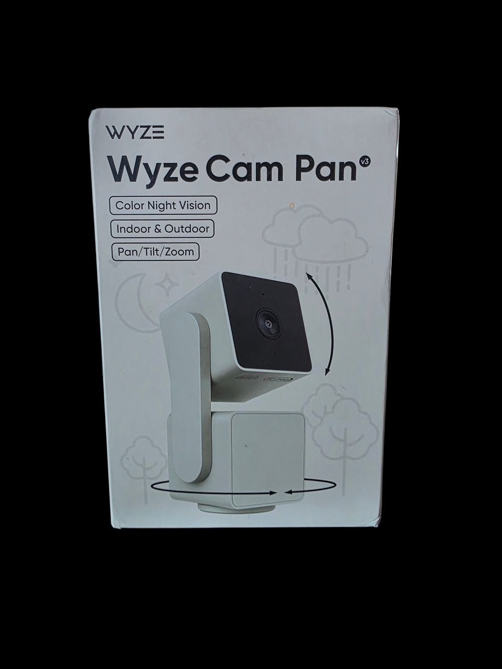 Wyze Cam Pan V3 Security Camera - White and Black